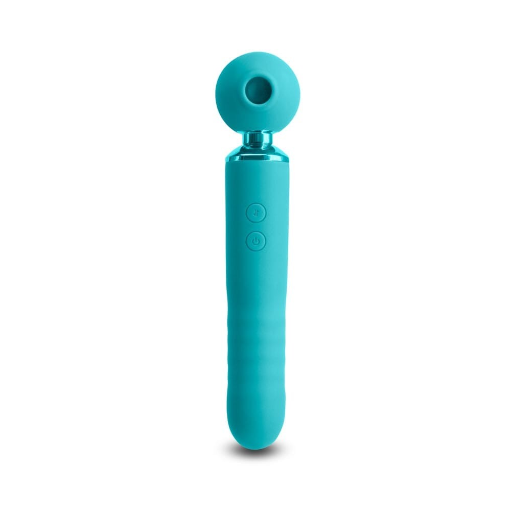Fae - Vibrator wand, albastru, 19.5 cm - detaliu 2