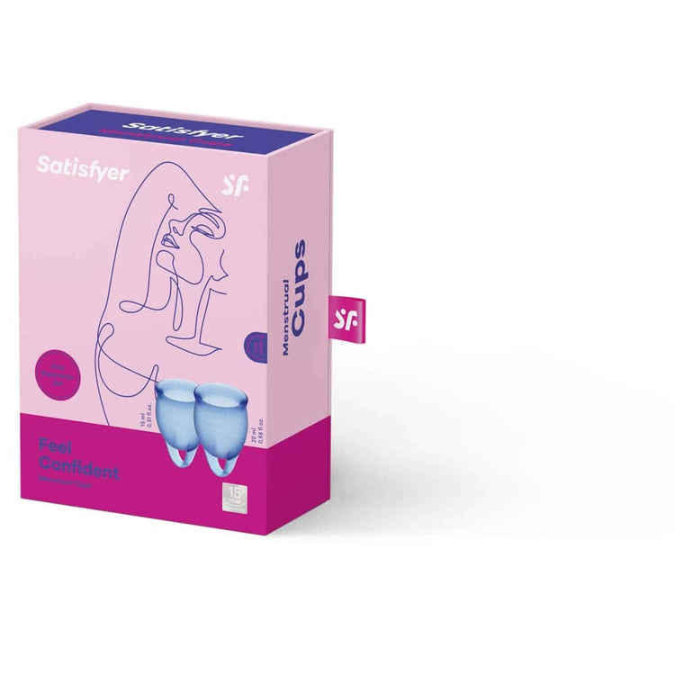 Feel Confident - Set 2 Cupe Menstruale din Silicon Medical