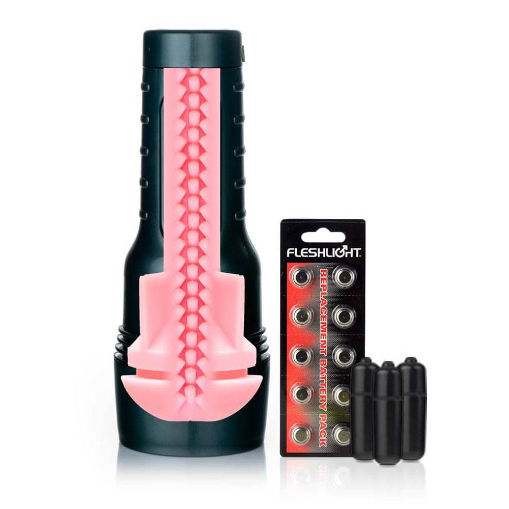 FL Vibro Pink Lady Touch - Masturbator Fleshlight tip Vagin cu Vibratii, 23 cm - detaliu 5