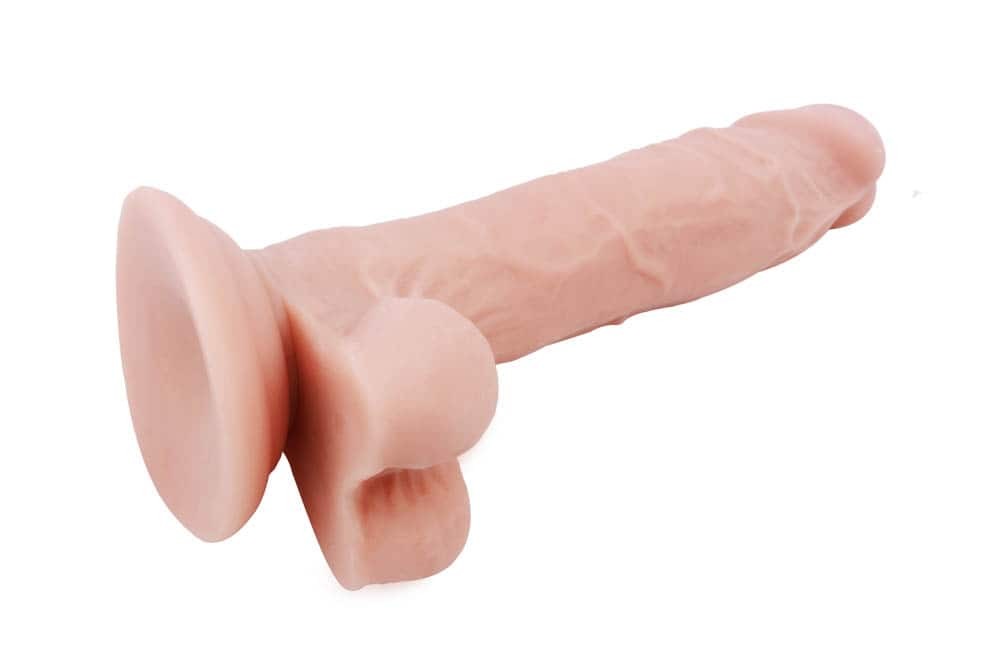 Lingușitorul - Dildo realist, flesh, 18.6 cm