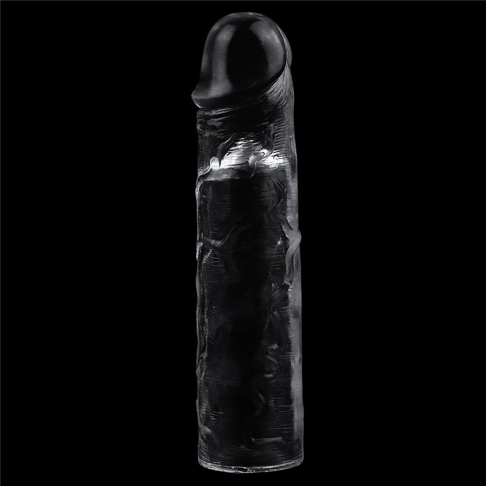 Flawless Clear Penis Sleeve - Manson Prelungitor Penis, 19 cm - detaliu 3