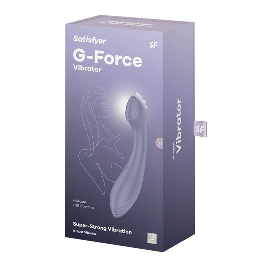 G-Force violet - Vibrator pentru Stimulare Punct G, 19x4.4 cm