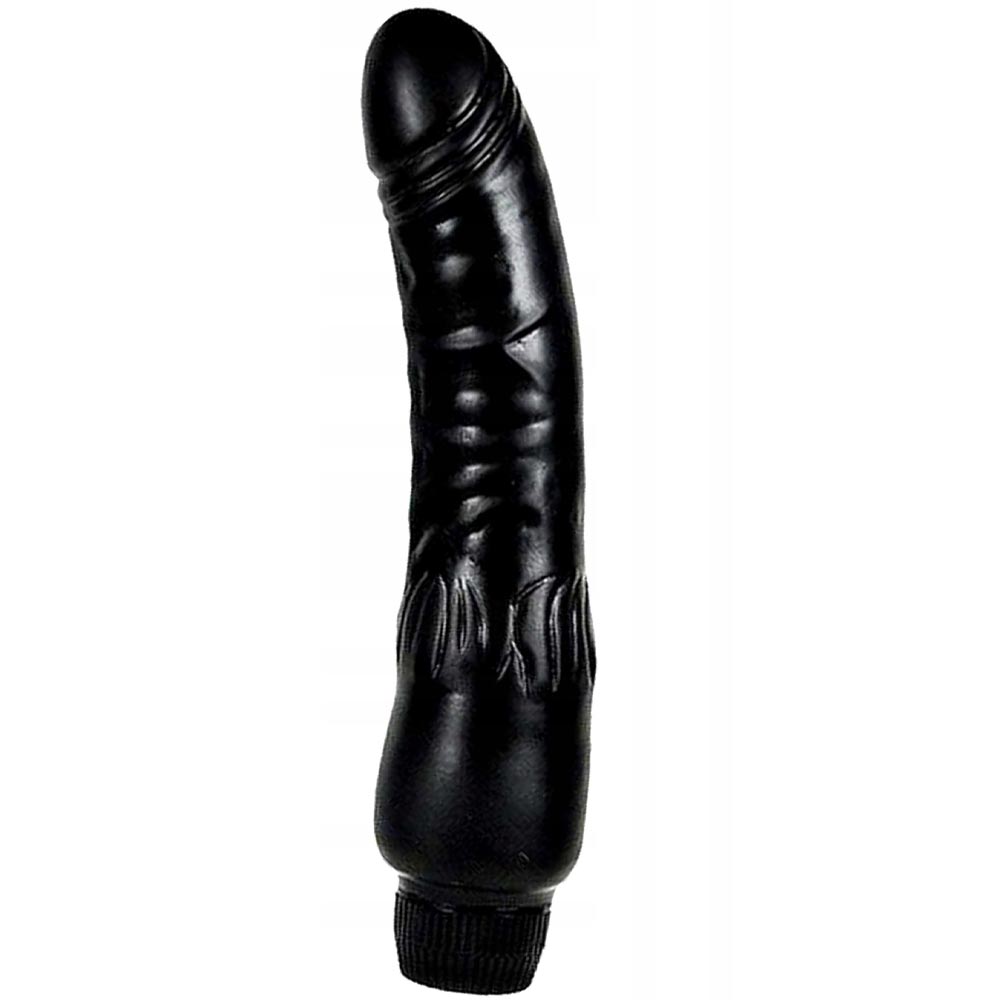 Banana Gene - Vibrator realist, negru, 24 cm