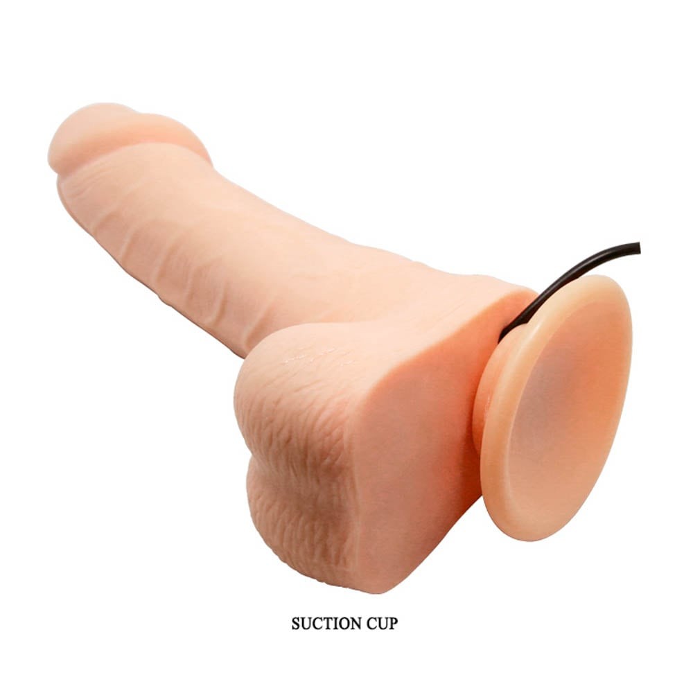 Genie - Vibrator realistic, flesh, 20 cm - detaliu 2