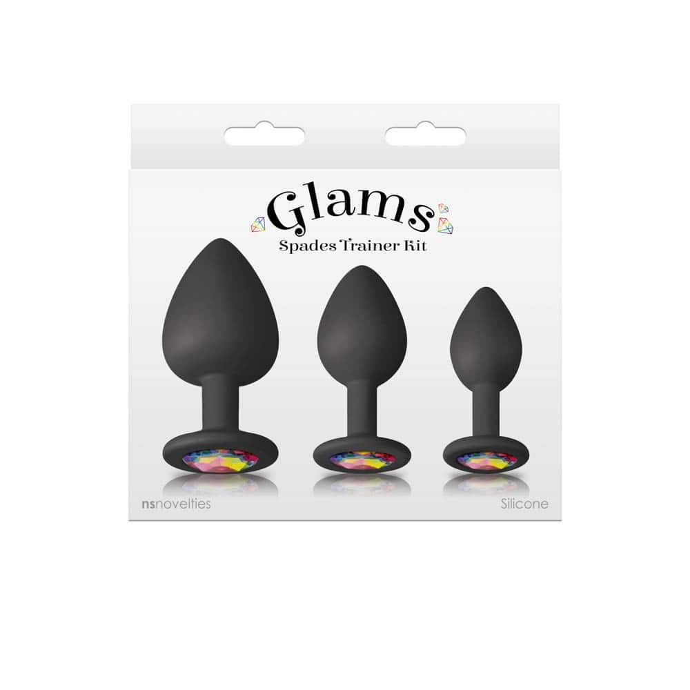 Glams - Set dopuri anale, negru