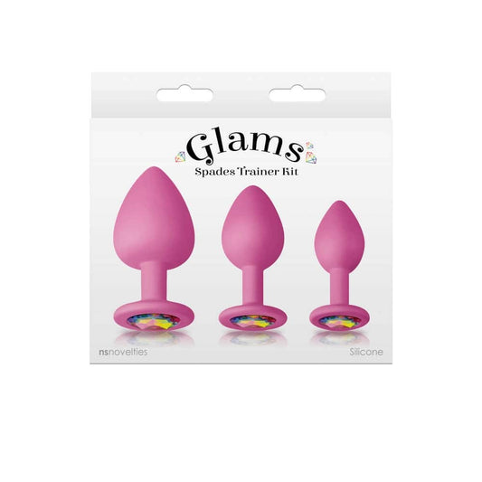 Glams - Set dopuri anale, roz - detaliu 1
