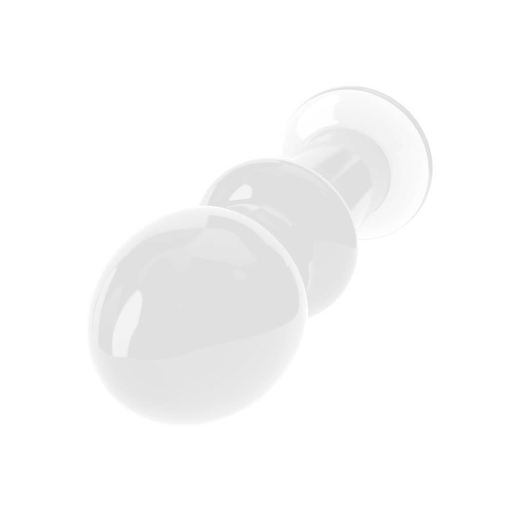 Glass Romance 2 - Dop anal, transparent, 12.2 cm
