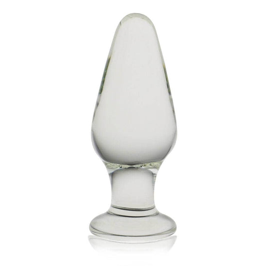 Glass Romance Anal Plug - Dop Anal de Sticla, 12 cm