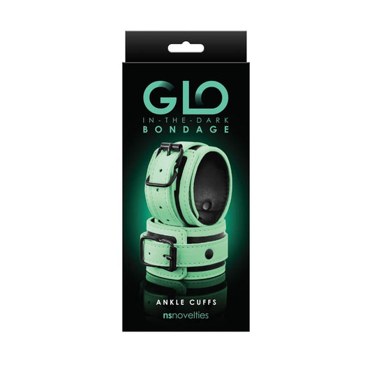 Glo Bondage - Cătușe pentru glezne, verde