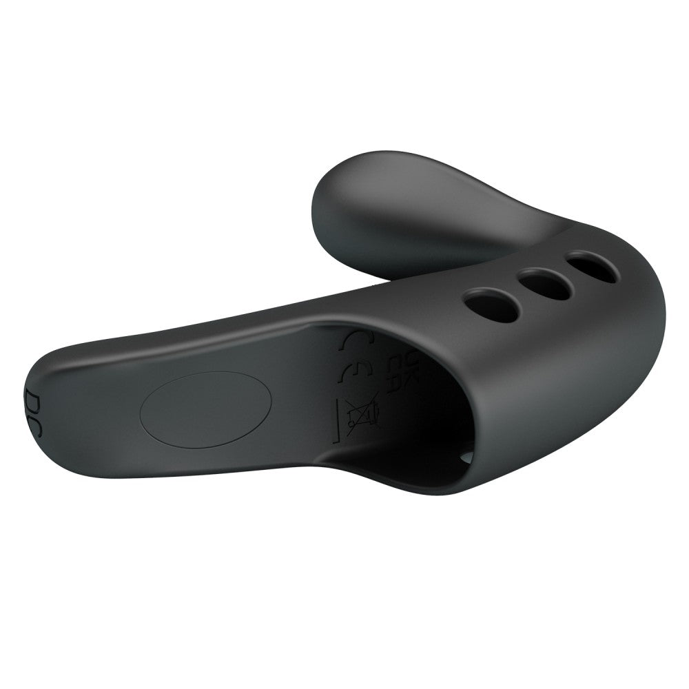 Gorgon - Vibrator pentru degete, negru, 9.3 cm - detaliu 9