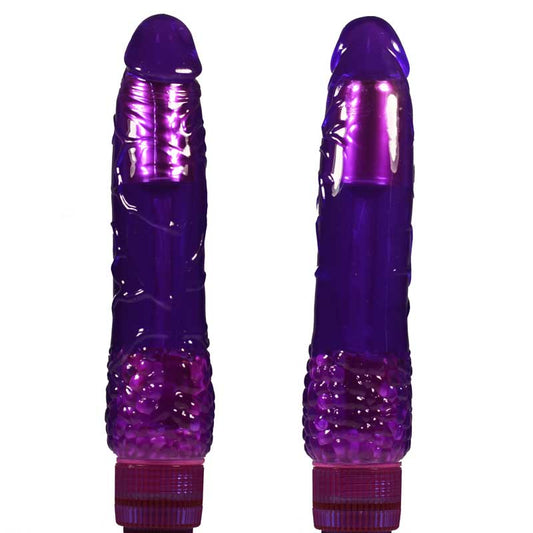 H2O Patriot - Vibrator realist, mov, 19 cm