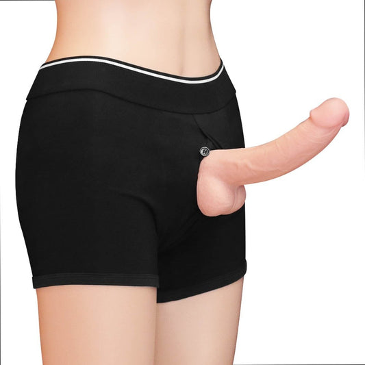 Hardy Strapon Shorts - Boxeri pentru Strap On, XS/S (71~81 cm talie)
