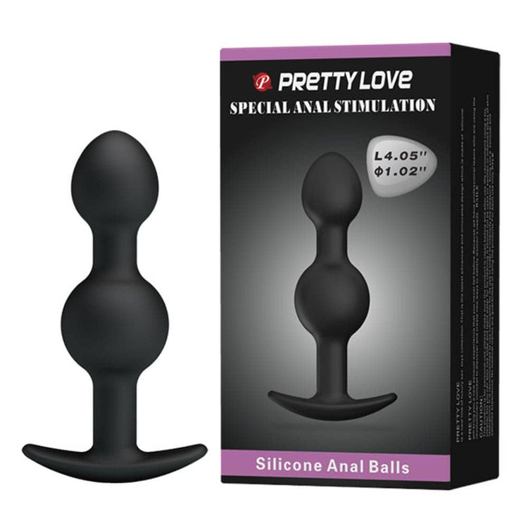 Heavy Balls - Dop anal din silicon, 11 cm