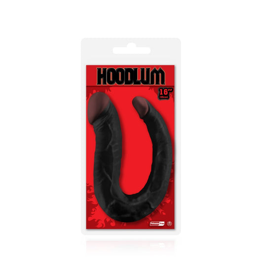 Hoodlum - Dildo clasic, negru, 41 cm