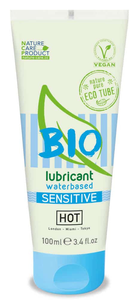 Hot Bio Sensitiv - Lubrifiant pe Baza de Apa Bio, 100 ml