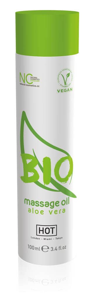 Hot Bio - Ulei de Masaj cu Aloe Vera, 100 ml