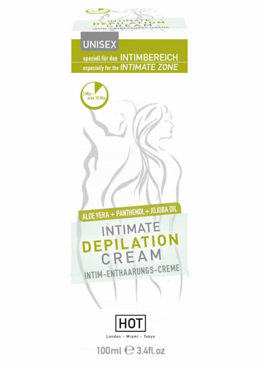 HOT Intimate - Crema  pentru Depilare Intimata, 100 ml