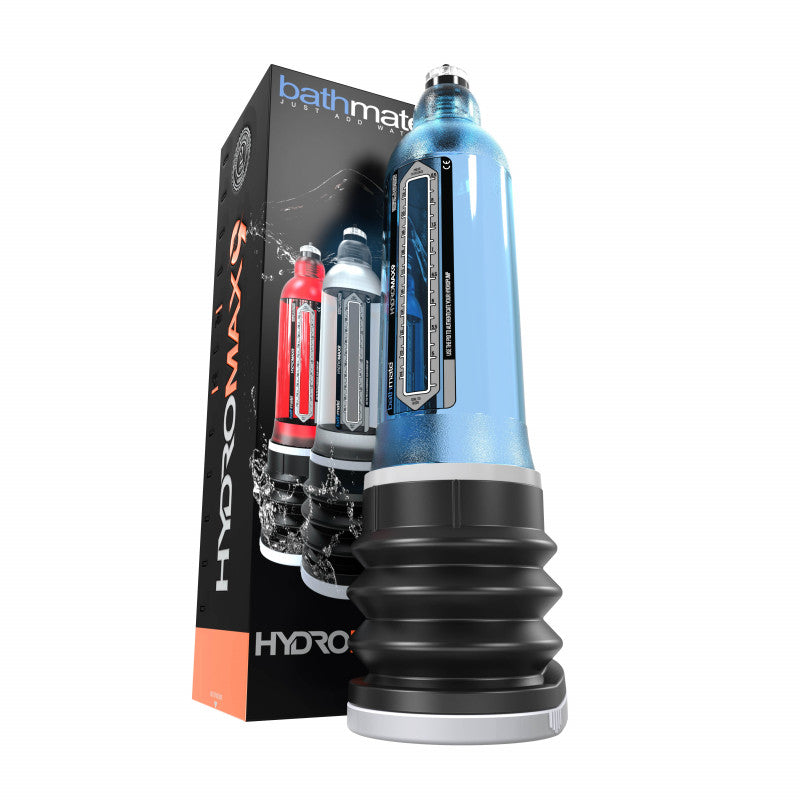 HYDROMAX9 - Pompă pentru Mărirea Penisului, Albastru, 34 cm