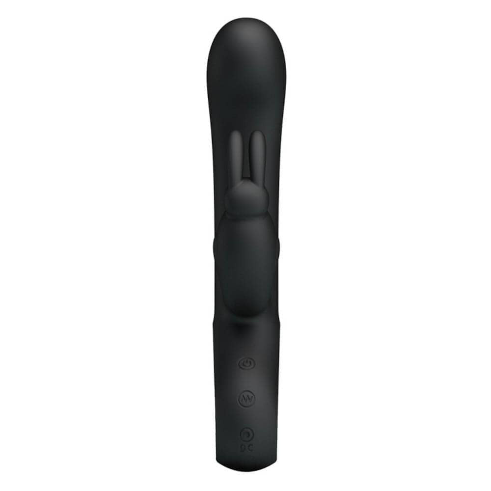 Iepurașul Webb - Vibrator iepuraș, negru, 21 cm - detaliu 4