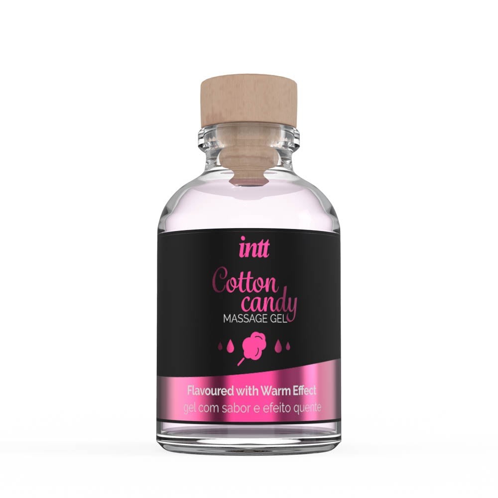 Intt Cotton Candy - Gel de Masaj cu Efect de Incalzire si Aroma de Vata de Zahar, 30 ml - detaliu 1