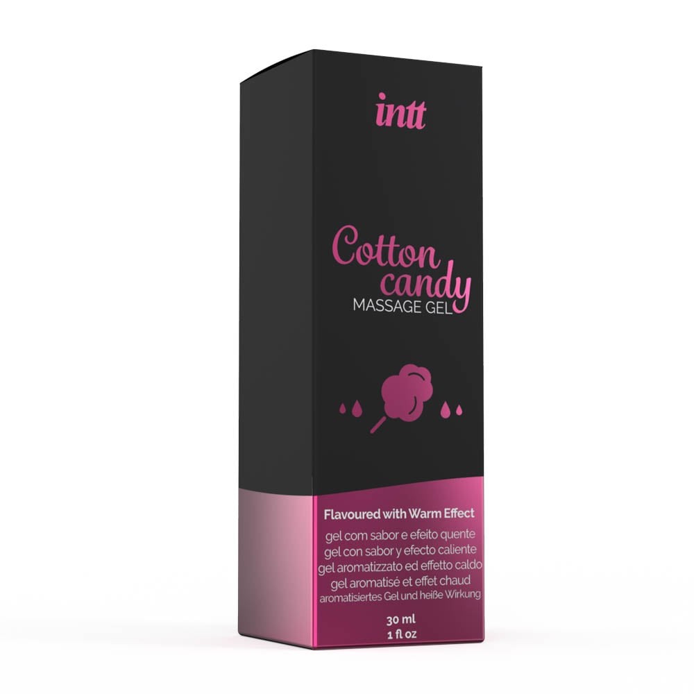 Intt Cotton Candy - Gel de Masaj cu Efect de Incalzire si Aroma de Vata de Zahar, 30 ml - detaliu 2