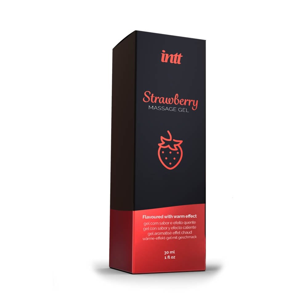 Intt Strawberry - Gel de Masaj Comestibil cu Efect de Incalzire si Aroma de Capsuni, 30 ml - detaliu 2