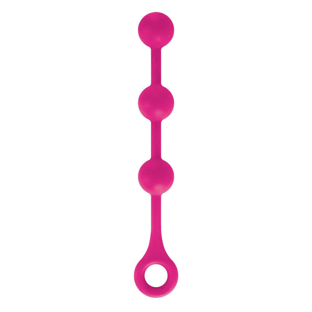 INYA Soft Balls Pink - Bile Anale din Silicon, 32 cm - detaliu 1