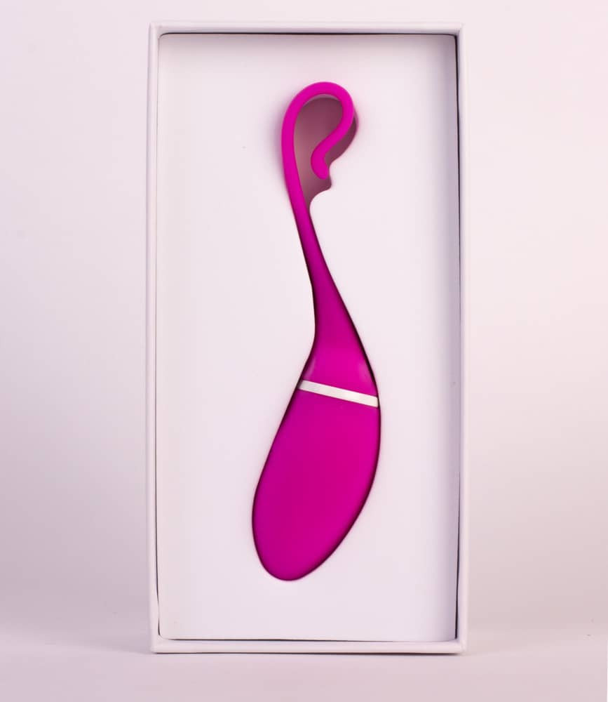 Irena - Ou vibrator cu aplicație, mov, 16 cm