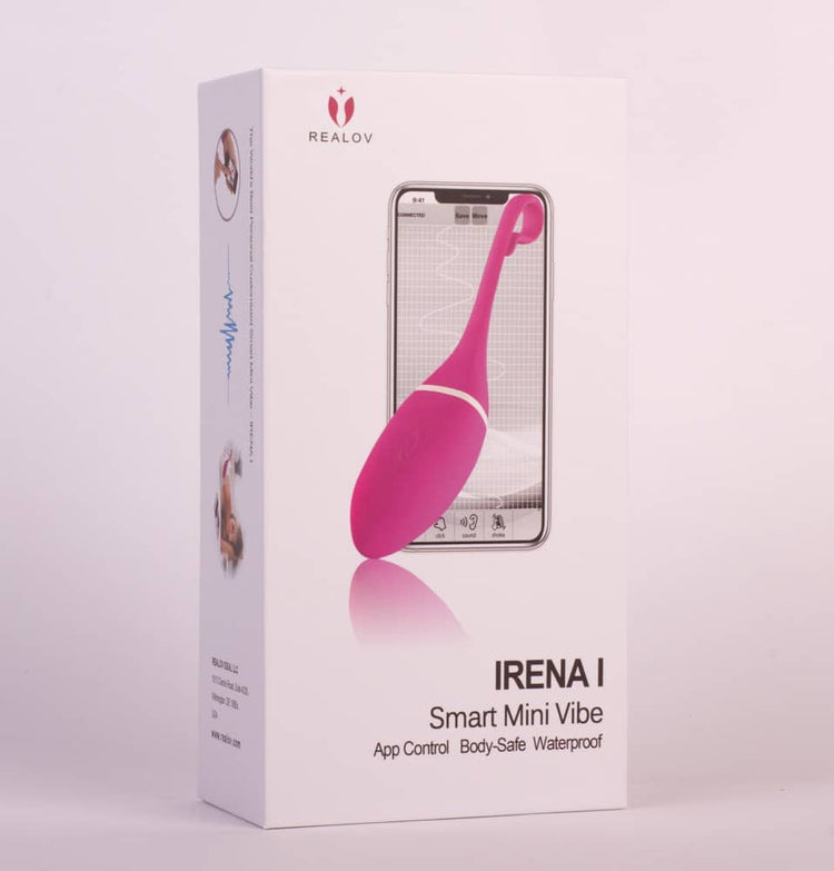 Irena - Ou vibrator cu aplicație, mov, 16 cm - detaliu 1
