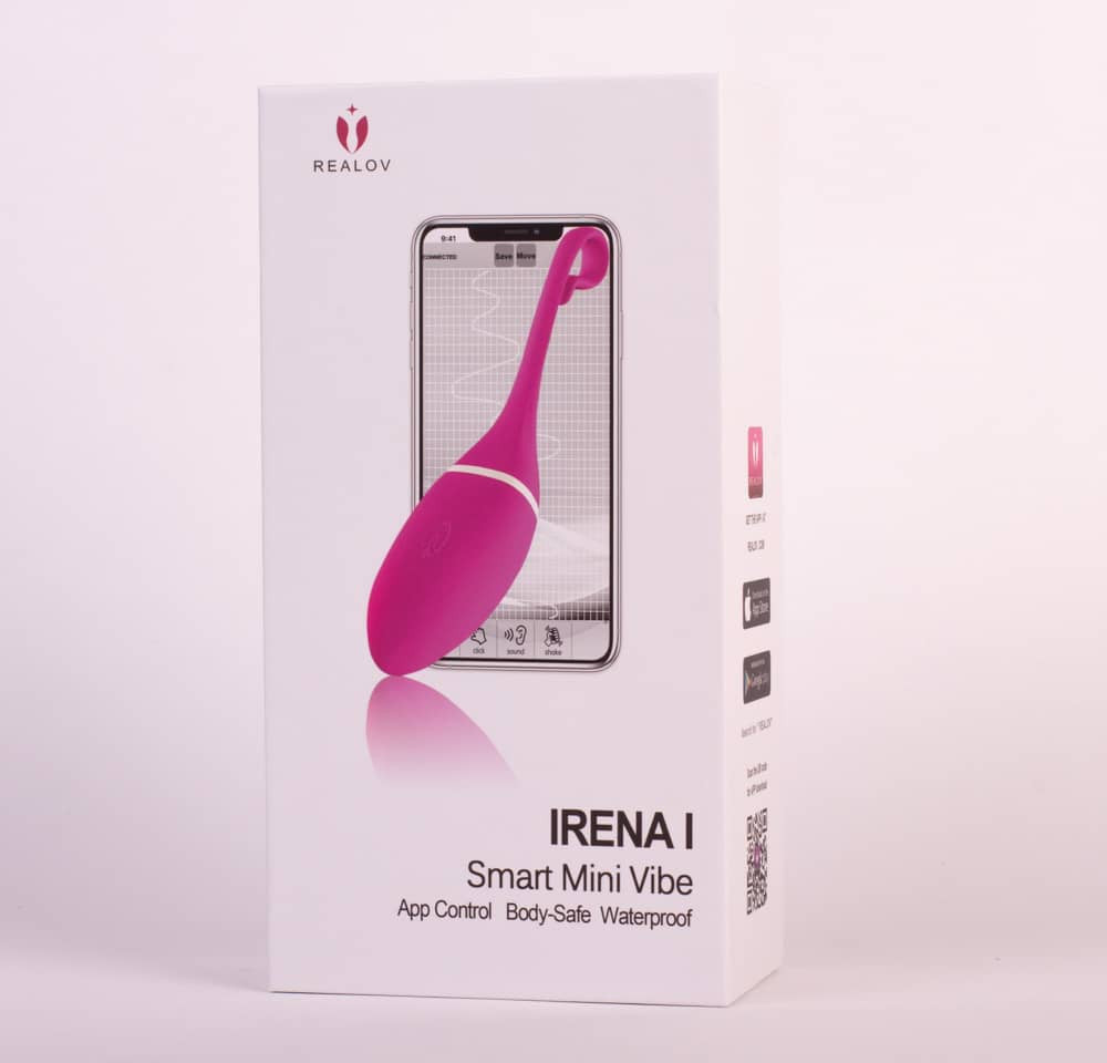 Irena - Ou vibrator cu aplicație, mov, 16 cm - detaliu 4