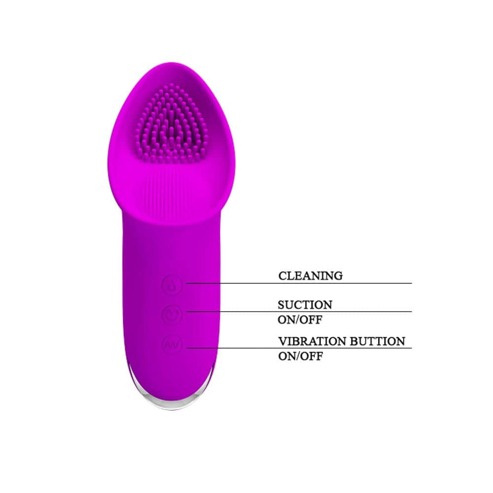 Isaac - Stimulator pentru clitoris, mov - detaliu 3