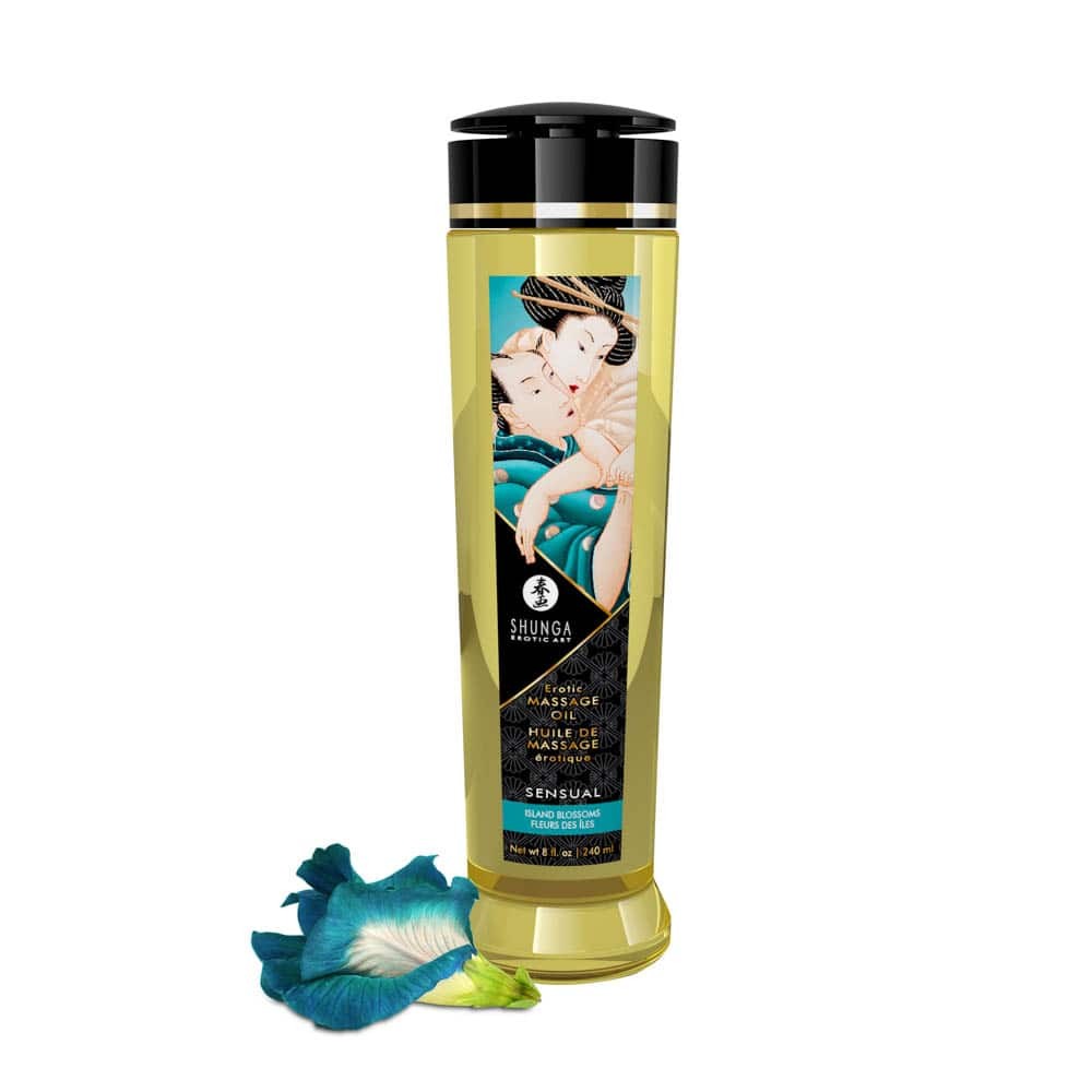 Island Blossoms - Ulei de Masaj Erotic, 240 ml - detaliu 1