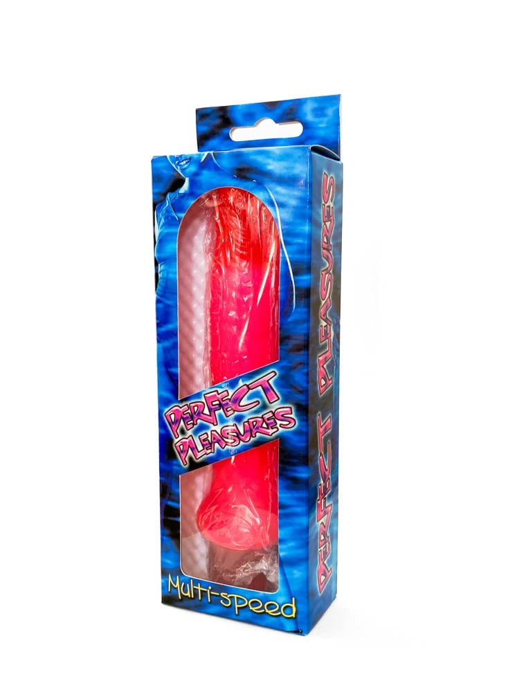 Jelly Anal - Vibrator realist roz, 16 cm - detaliu 1