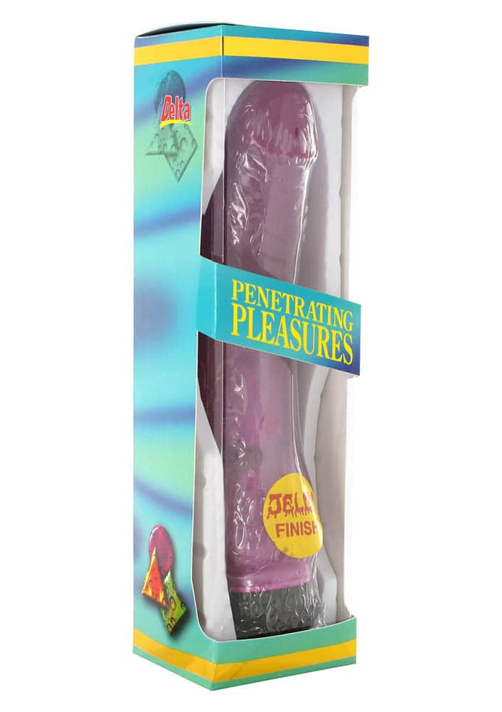 Jelly - Vibrator realistic, mov, 21 cm - detaliu 1