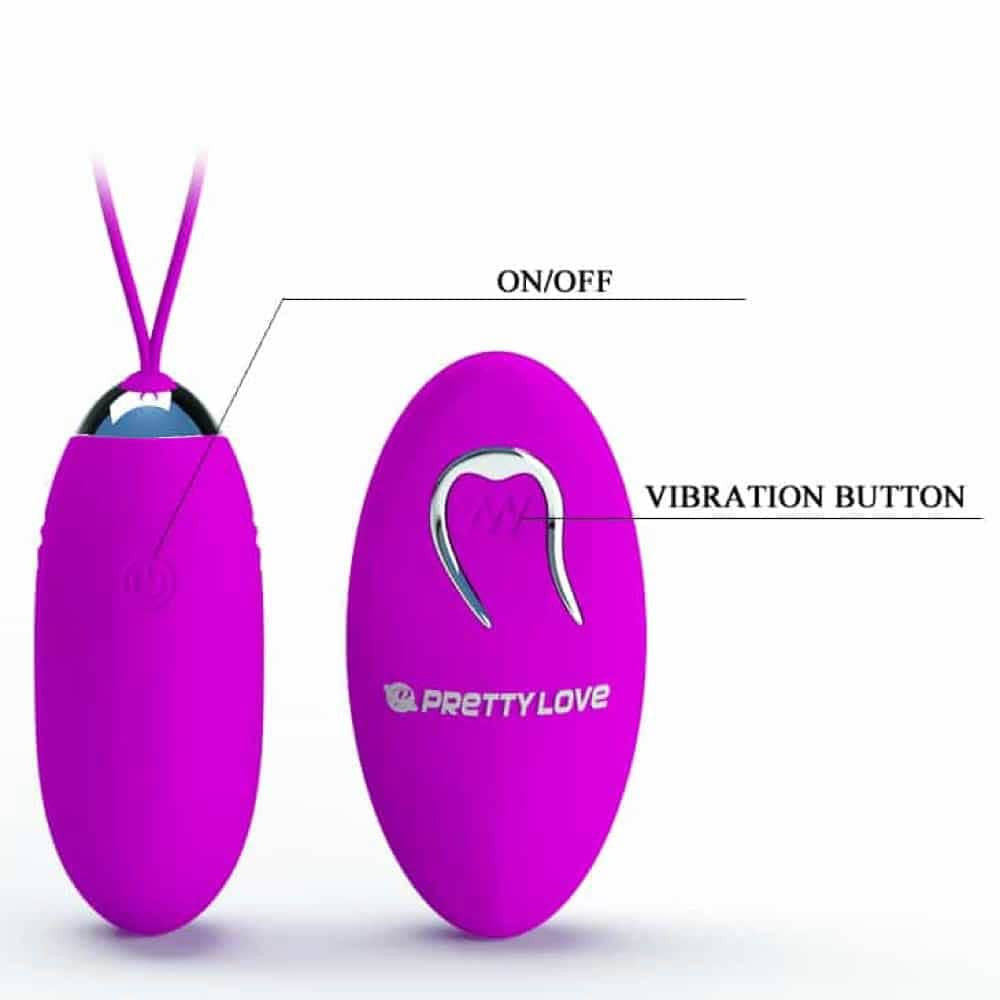 Jenny - Ou vibrator, mov, 7 cm - detaliu 3