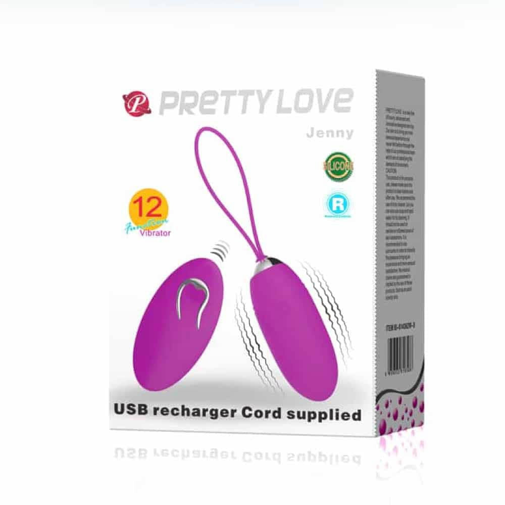 Jenny - Ou vibrator, mov, 7 cm - detaliu 7