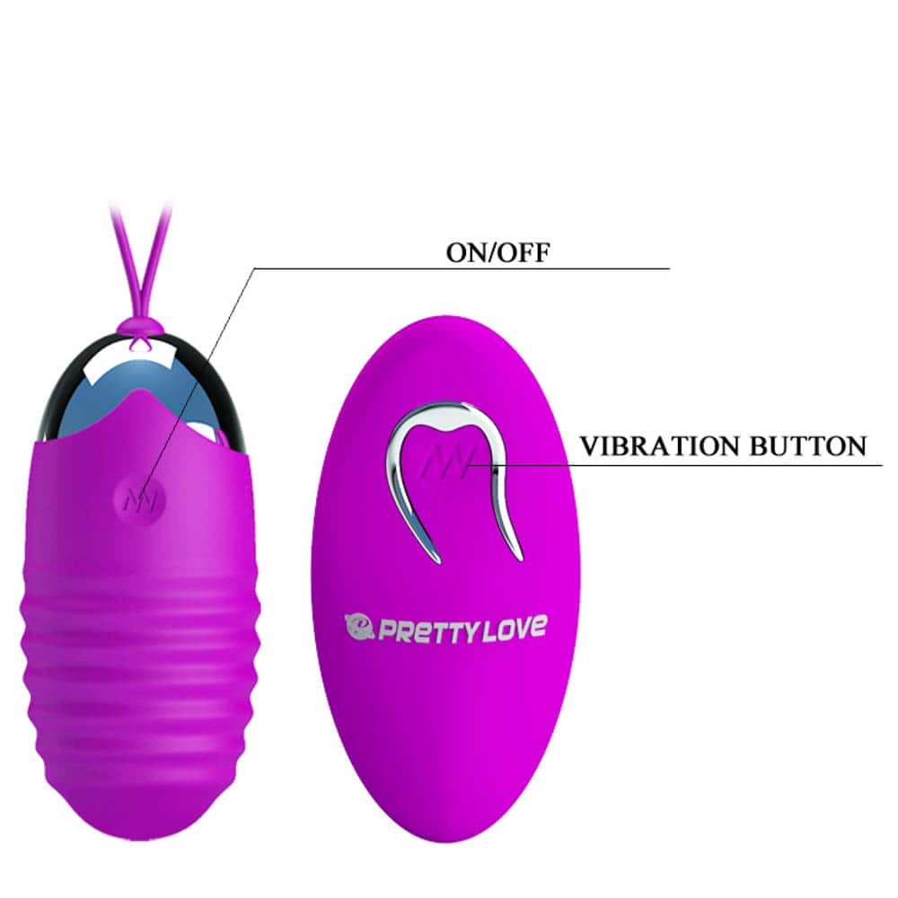 Jessica - Ou vibrator, mov, 7.5 cm - detaliu 4