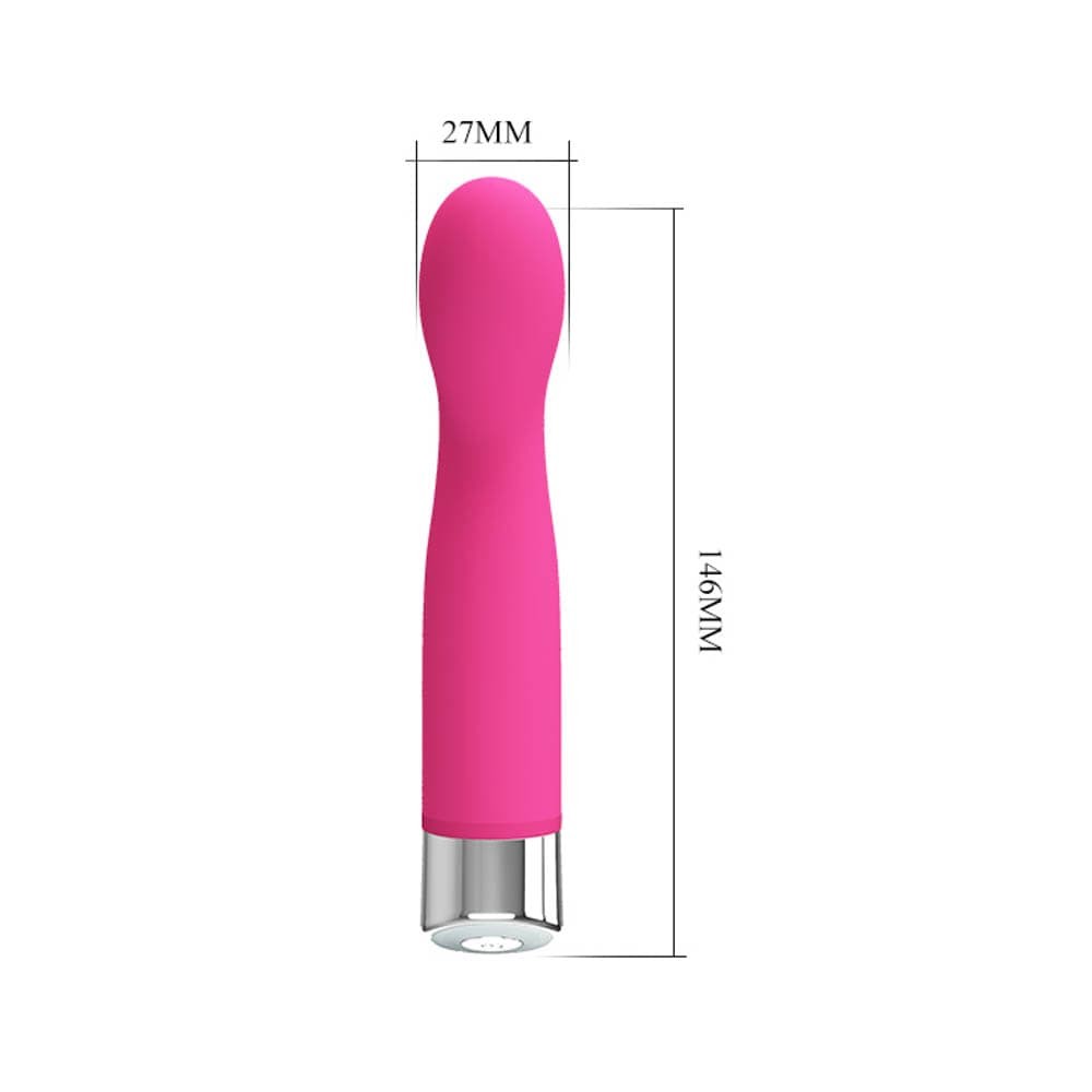 John - Vibrator punct G, roz, 15 cm - detaliu 5