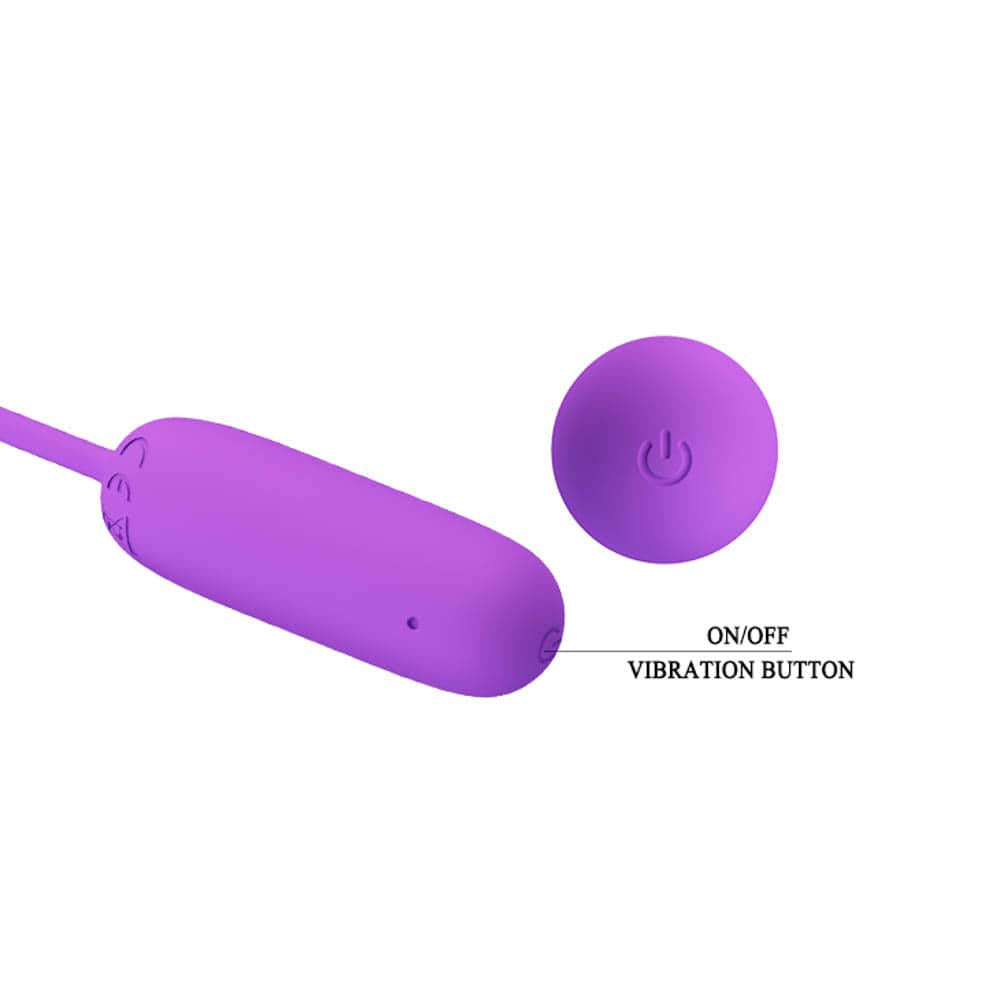 Joyce 2 - Ou vibrator cu 12 vibrații, mov, 7.8 cm - detaliu 2