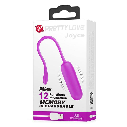 Joyce - Ou vibrator cu 12 vibrații, mov, 18 cm - detaliu 1