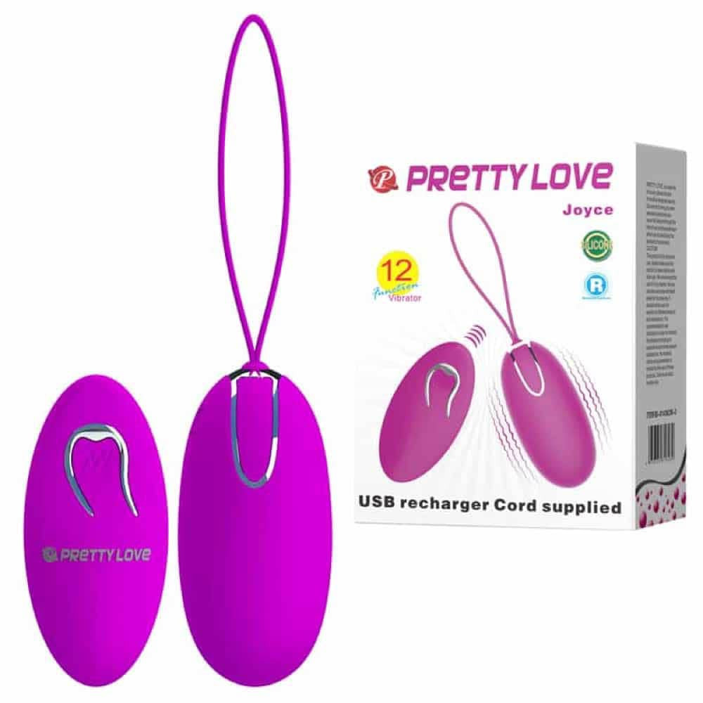 Joyce - Ou vibrator, mov, 7.8 cm - detaliu 1