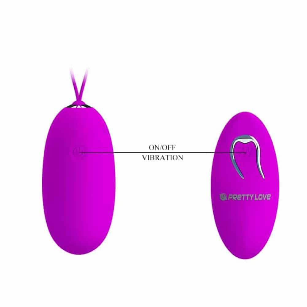 Joyce - Ou vibrator, mov, 7.8 cm - detaliu 4