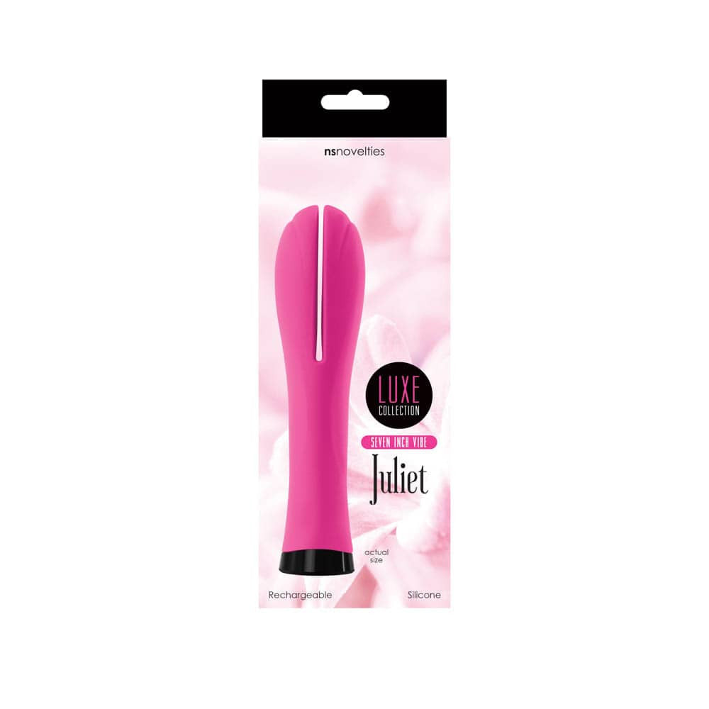 Juliet Dual Seven - Vibrator dublu, roz, 16.5 cm - detaliu 1