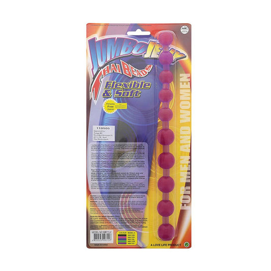 Jumbo Jelly Thai Beads - Bile Anale, 31,8 cm