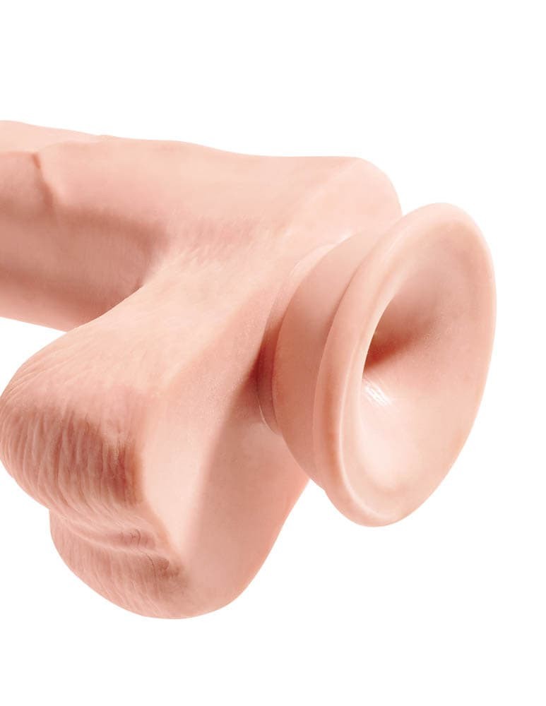 King Cock Plus - Dildo cu testicule, 25 cm - detaliu 2