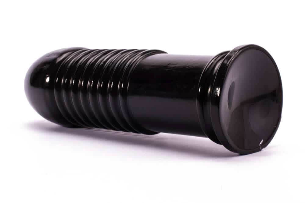 King-Sized Bumper - Dildo anal, negru, 22.5 cm - detaliu 1