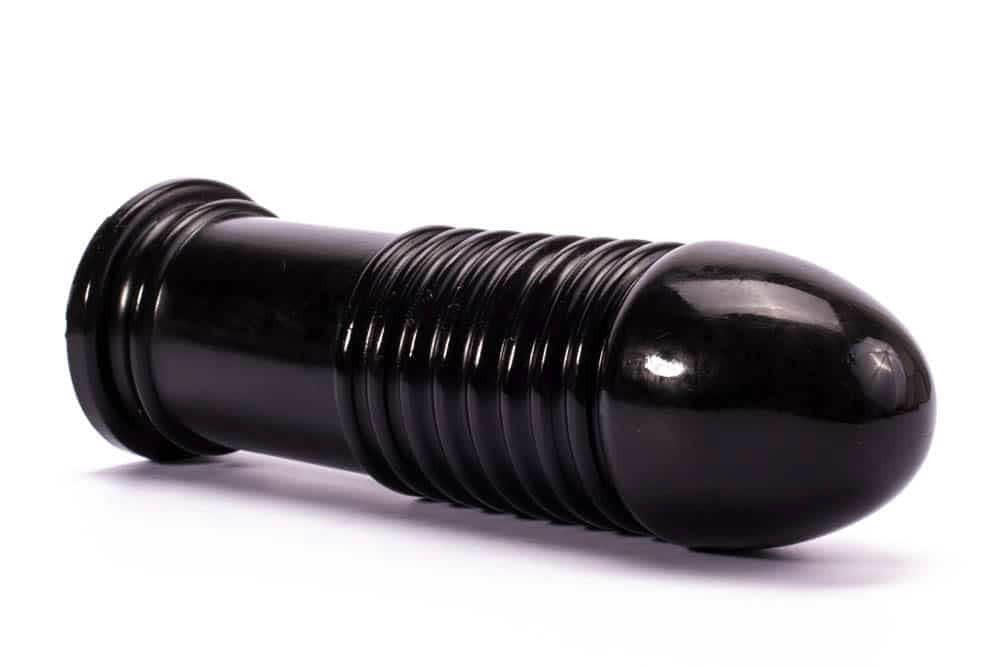 King-Sized Bumper - Dildo anal, negru, 22.5 cm - detaliu 2