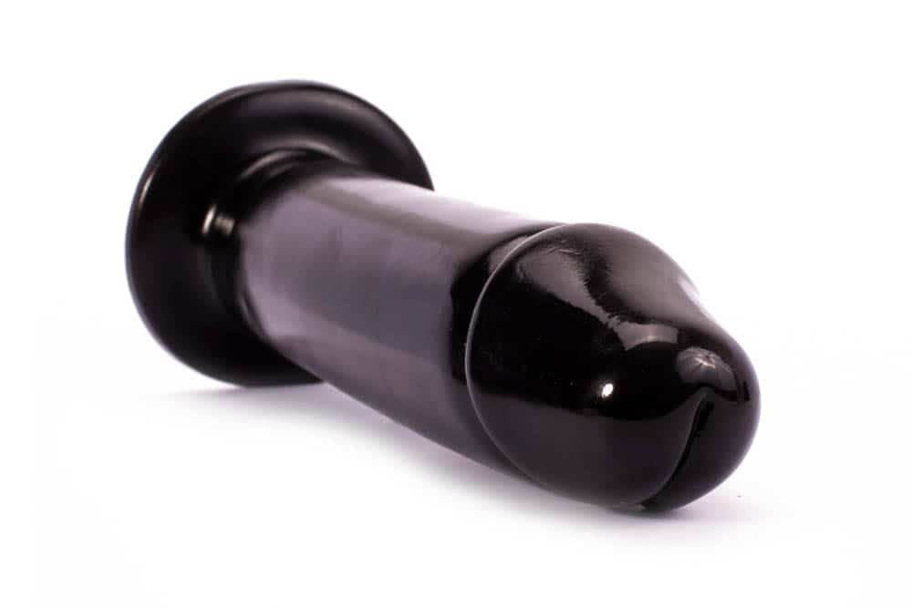 King-Sized - Dildo anal, negru, 23.5 cm - detaliu 6