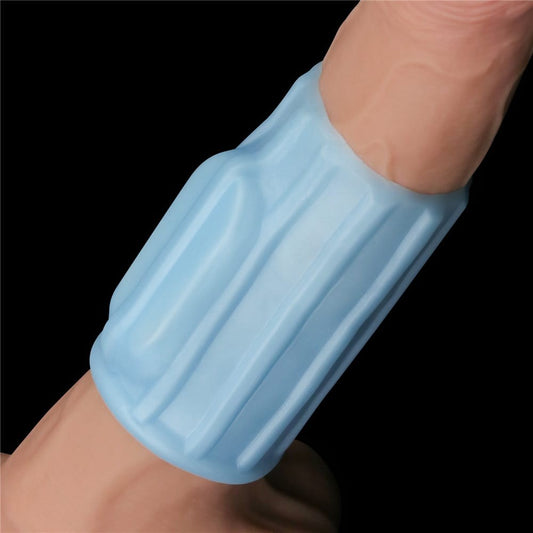 Knights Ring 2 - Manșon pentru penis, albastru, 10 cm - detaliu 6