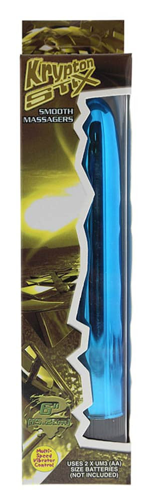 Krypton - Vibrator ruj, albastru, 15.2 cm - detaliu 1